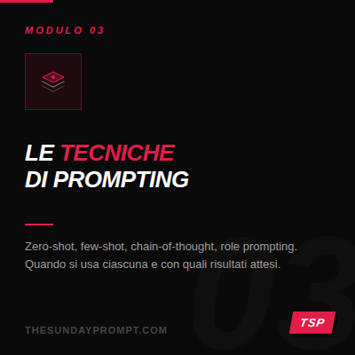 Le tecniche di prompting