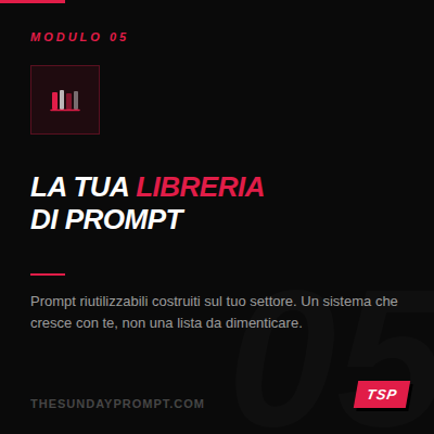 Costruire una libreria di prompt