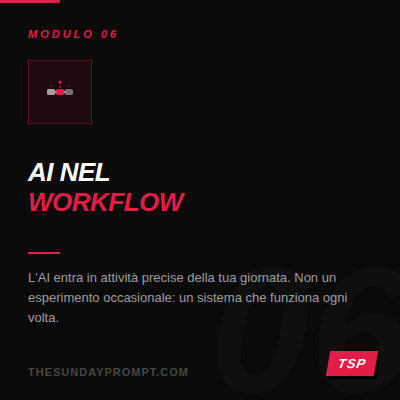 Integrare l'AI nel workflow