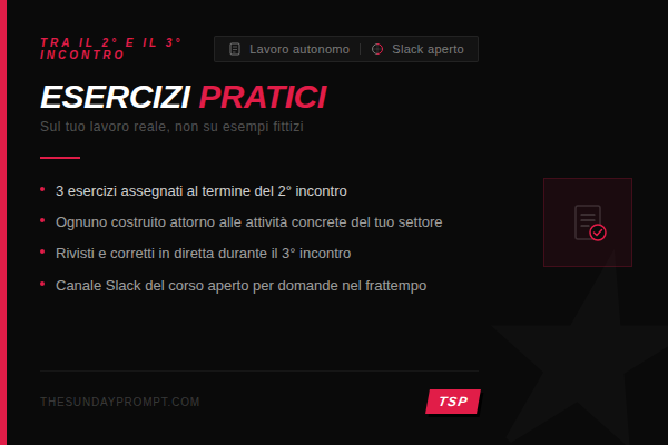 Esercizi pratici