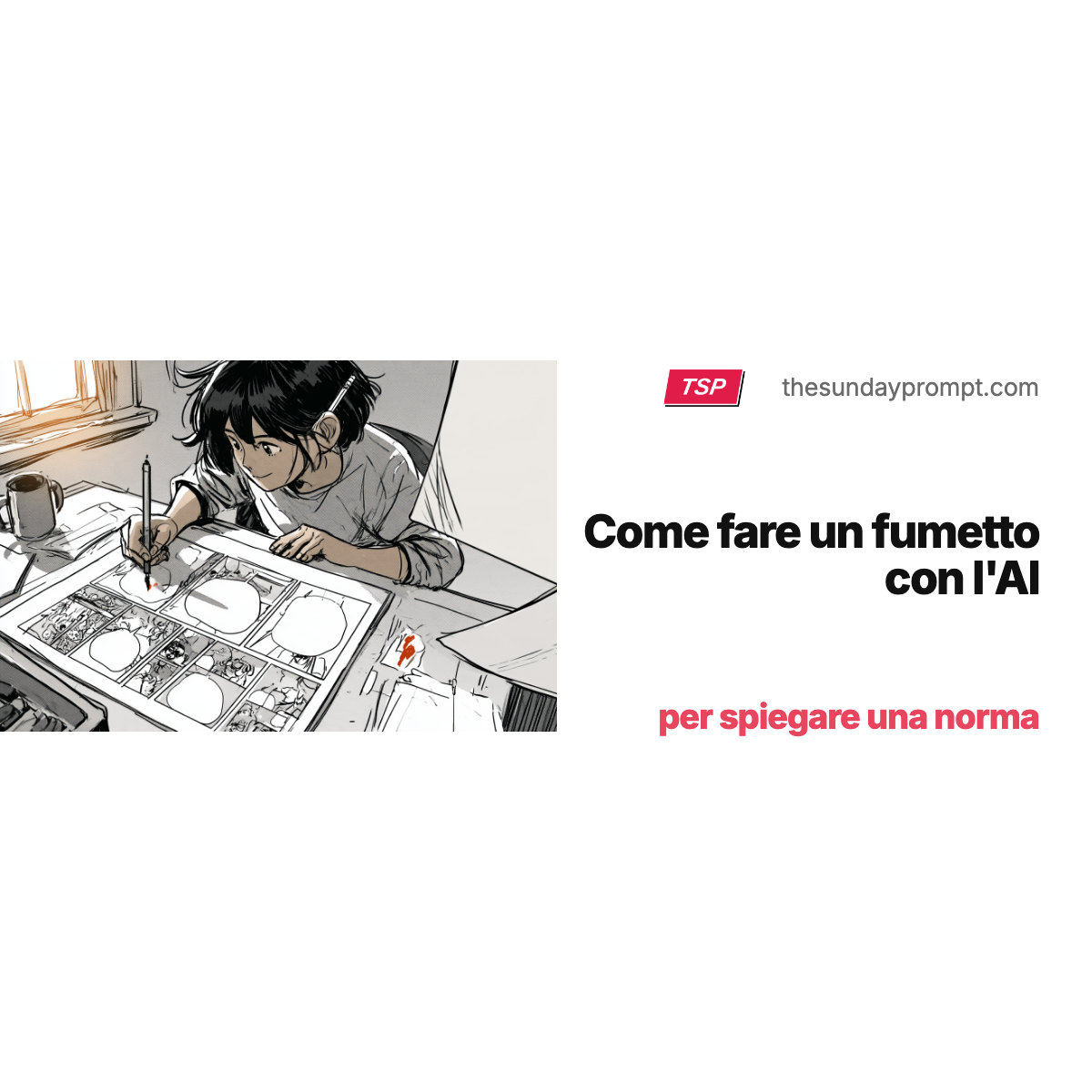 Come fare un fumetto con l'AI per spiegare una norma